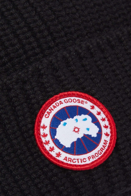 قبعة بيني برقعة دائرية بشعار القطب الشمالي